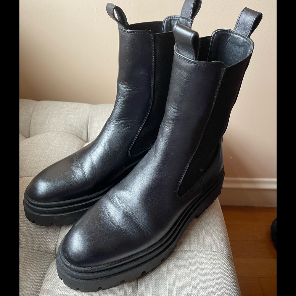 Zara Lug Sole Boots